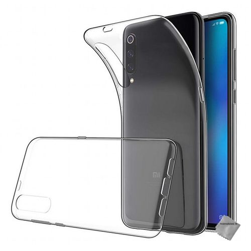 Housse Etui Coque Silicone Gel Fine Xiaomi Mi 9 + Film Ecran Transparent Tpu