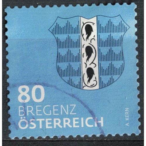 Autriche 2018 Oblitéré Rond Used Blason De Bregenz Coat Of Arms Su