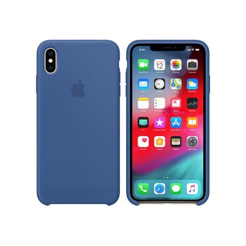 Apple Smart - Coque De Protection Pour Téléphone Portable - Silicone - Bleu Delft - Pour Iphone Xs Max