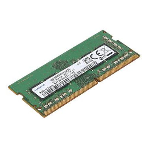 Lenovo - DDR4 - module - 8 Go - SO DIMM 260 broches - 2400 MHz / PC4-19200 - 1.2 V - mémoire sans tampon - non ECC - pour ThinkCentre M910; ThinkPad E48X; E58X; L380; L380 Yoga; P52s; T480; T580;...