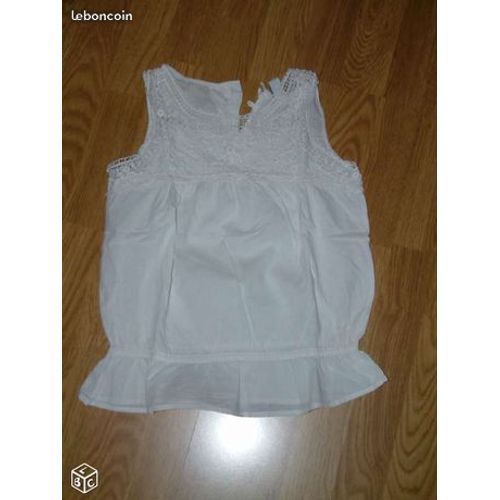 Débardeur Broderie Zara 7-8 Ans