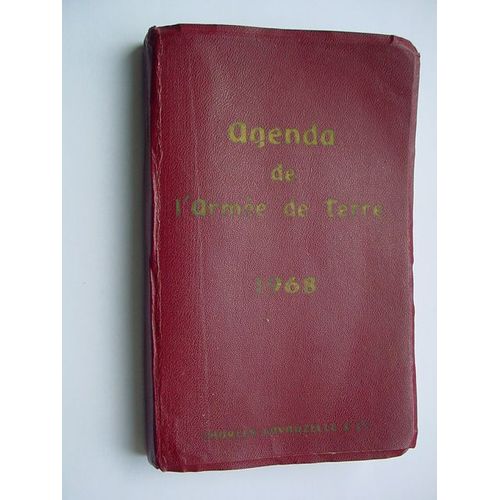 Agenda Armee De Terre Francaise 1968