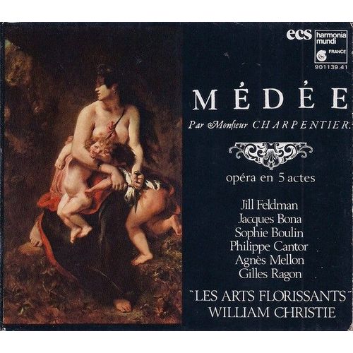 Charpentier - Medee, Jill Feldman, William Christie. France 1984 Harmonia Mundi – 901139.41 3xCD