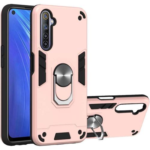 Dur Bouclier Coque Avec Anneau Compatible Pour Oppo Realme 6 2