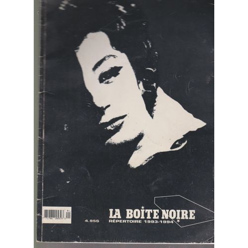 Tout Le Cinéma Du Monde, La Boite Noire, Répertoire 1993-1994