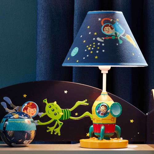 Lampe Enfant Outer Space Chevet Bureau Veilleuse Chambre Bebe Garcon Td ae Rakuten