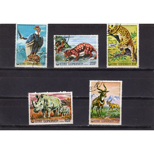 Timbres-Poste Des Comores (Animaux En Voie De Disparition)