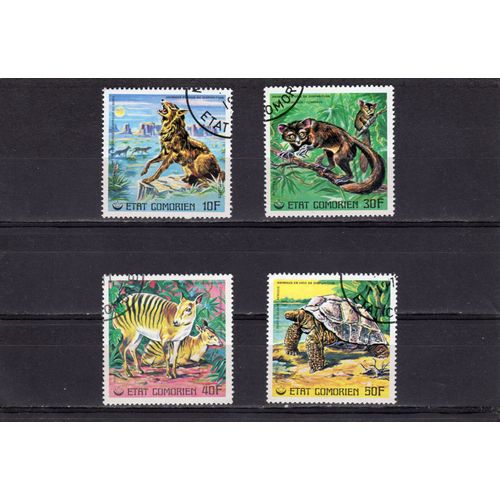 Timbres-Poste Des Comores (Animaux En Voie De Disparition)