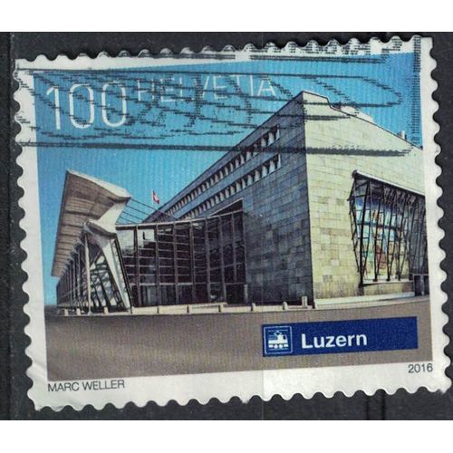 Suisse 2016 Oblitéré Used Railway Station Gare De Lucerne Su