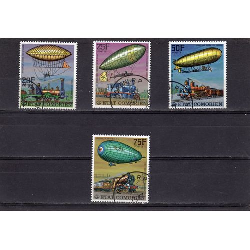 Timbres-Poste Des Comores (Dirigeables)