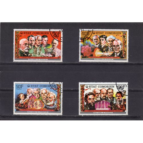 Timbres-Poste Des Comores (Prix Nobel)
