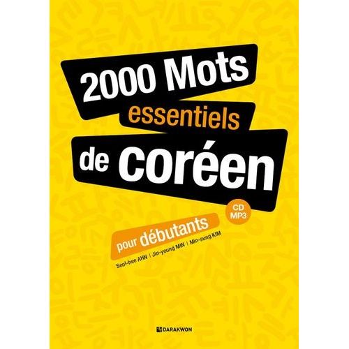 2000 Mots Essentiels De Coréen Pour Débutants - (1 Cd Audio Mp3)