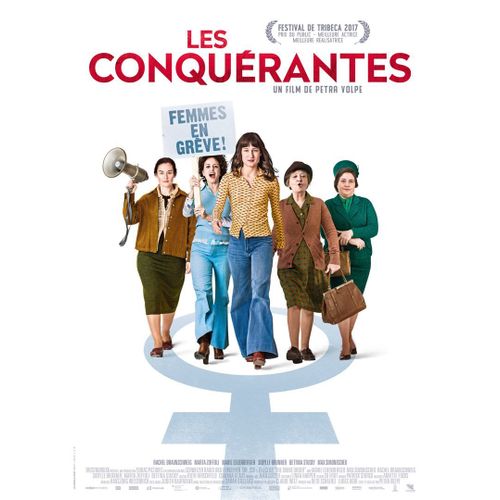 Les Conquérantes- Véritable Affiche De Cinéma Pliée - Format 120x160 Cm - De Petra Biondina Volpe Avec Marie Leuenberger, Bettina Stucky, Ella Rumpf, Sofia Helin - 2017