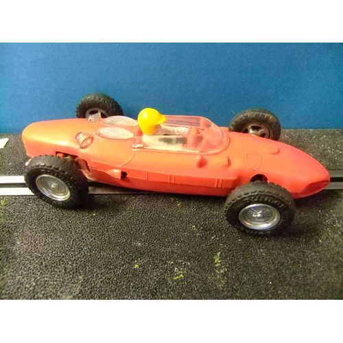 Scalextric Ferrari 156 F1 Rojo Original Guia Fija Tri-Ang Made In Spain-Scalextric