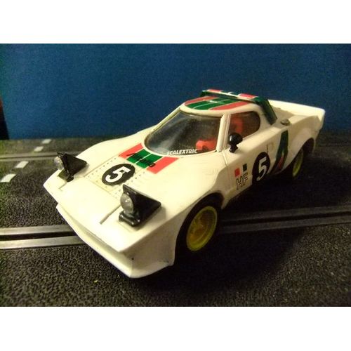 Scalextric Lancia Stratos Blanco Original Exin Made In Spain-Scalextric