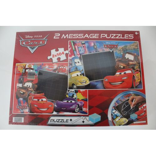 2 Messages Puzzles 2 X 104 - Disney Pixar Cars