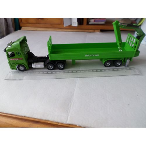 Camion Semi Remorque Avec Bras Telescopique-Maisto