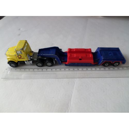 Camion Porte Char Jaune-Majorette