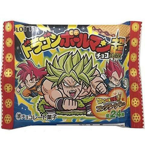 Lotte Dragon Ball Man Chocolat Ultra - Stickers/ Biscuits