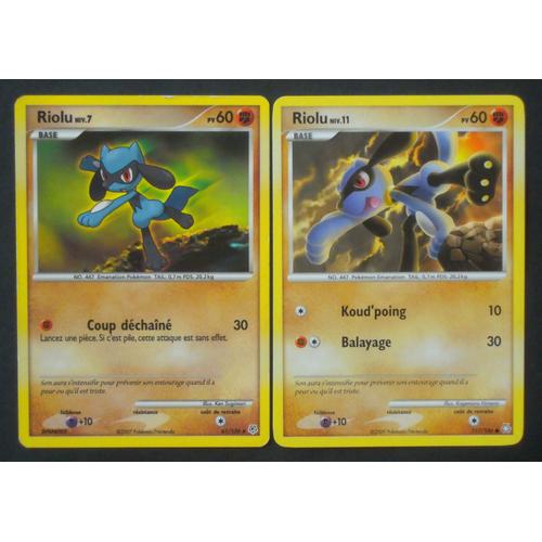 Riolu - Diamant & Perle 61/130 + Riolu - Eveil Des Légendes 117/146