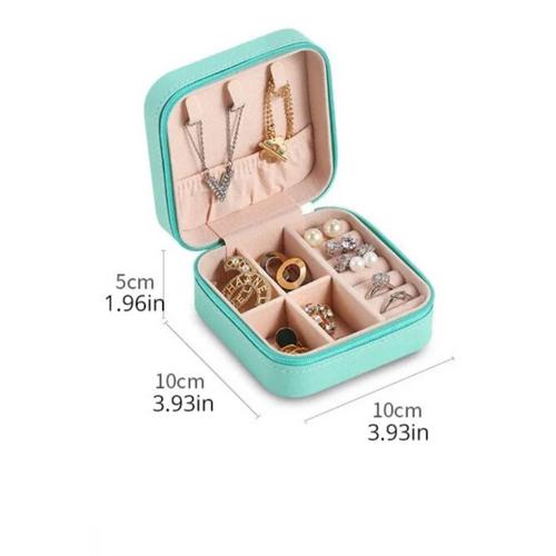Petite boîte à bijoux de voyage 10x10cm