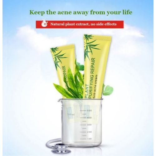 Crème Visage Anti Acné Aloe Vera Purifie Et Répare Les Boutons - Peaux Grasse Assainie Soin Naturel Pharmacie 20 G. Gel Hydratant Soin Réparateur Tube 