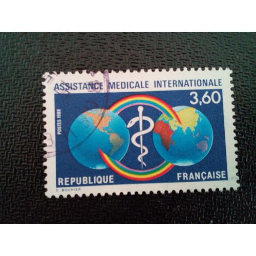 Timbre France Yt 2535 Assistance Médicale Internationale 1988 ( 16412 )