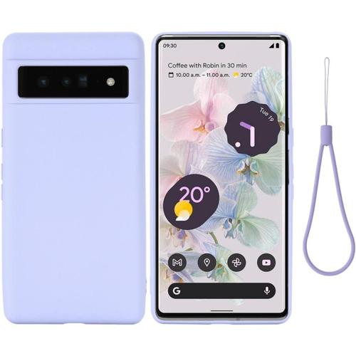 Coque De Protection Souple Pour Google Pixel 7 Coque De Protection En Silicone Pour Téléphone Portable Pixel 7 Lilas Mat