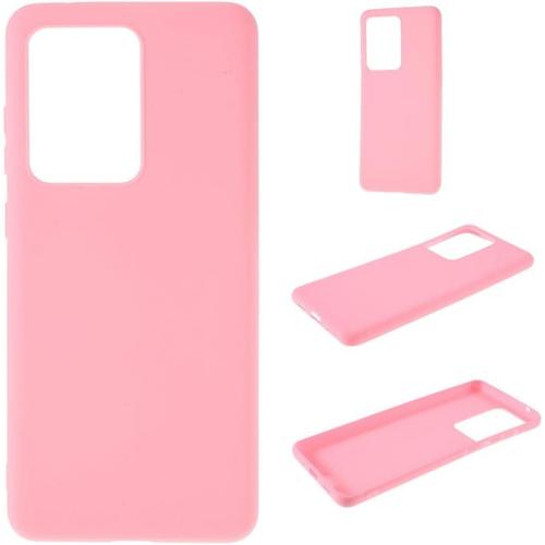 Softcase Pour Samsung Galaxy S20 Ultra 6 9 Zoll Housse Silicone Pour Smartphone S20 Ultra Housse Couleur Rose Mat