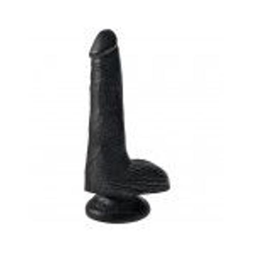 Gode Realiste Bourses 15 Cm Noir - King Cock De Pipedream