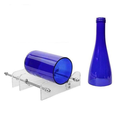 SHOP-STORY - Coupe Bouteille en Verre Manuel - Verres Vases Bougeoirs Lampes - Créez vos propres Décoration