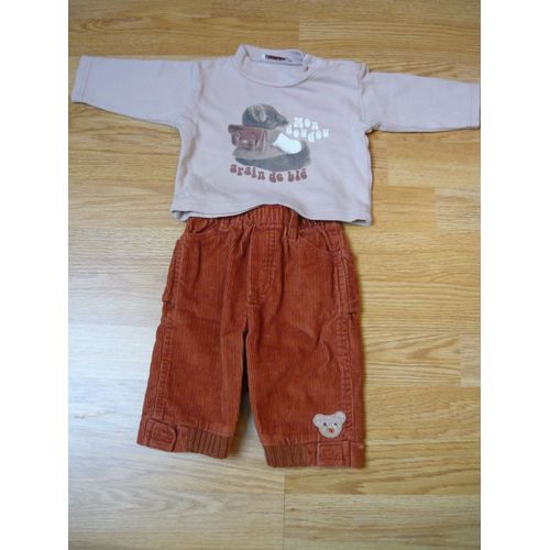 Ensemble Bas + Haut Petit Ourson