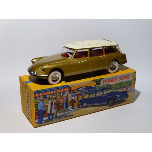 Citroen Id19 Break Gold Dinky 539 Atlas 1/43 Neuf Boite-Dinky Toys