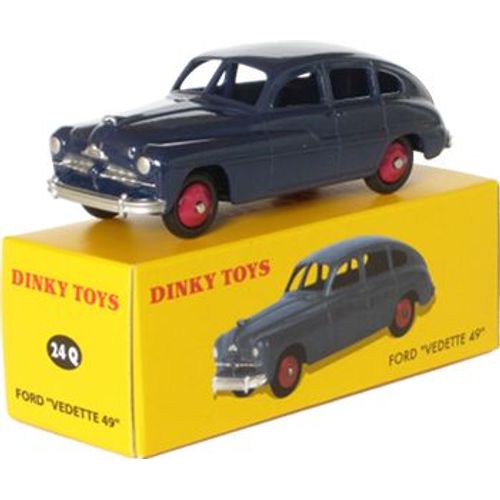 Ford Vedette 1949 Bleu 1/43 Dinky 24q Atlas Neuf Boite-Dinky Toys