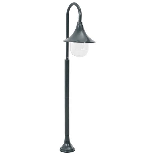 Lampadaire De Jardin E27 120 Cm Aluminium Vert Foncé