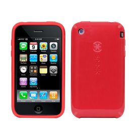 Coque Iphone 3g 3gs Speck Candy Shell Roug Silicone Rigide (Tpu) + 1 Film