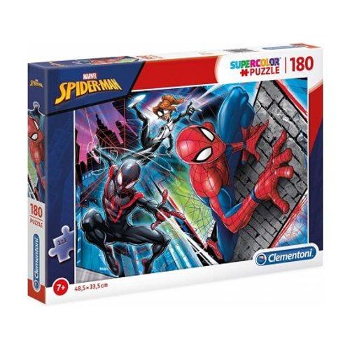 Puzzle 180 Pieces Spiderman Marvel - Puzzle Enfant - Collection Super Heros Spider-Man