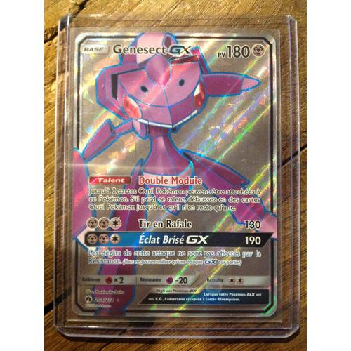 Genesect Gx Full Art 204/214 Série Soleil Et Lune Tonnerre Perdu