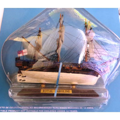 Bateau Royal Caroline Bois Ou Résine Echelle 1/100? Nauticalia-Asmodée