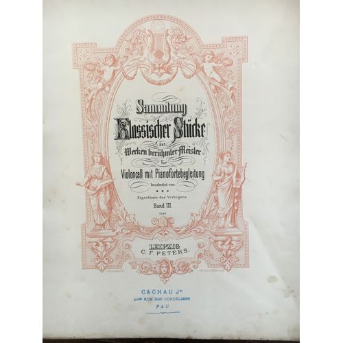 Beethoven, 12 Morceaux Choisis Pour Piano Et Violoncelle