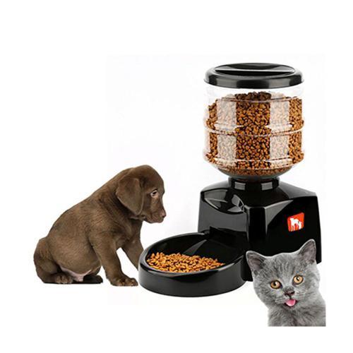 5.5l Distributeur Nourriture Pour Chat, Distributeur Automatique Croquette Chat, Distributeur De Croquette Programmable 1/3 Repas