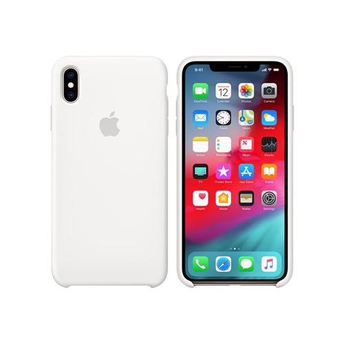 Apple - Coque De Protection Pour Téléphone Portable - Silicone - Blanc - Pour Iphone Xs Max