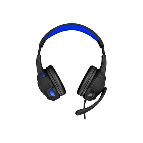 Trust GXT 307B Ravu - Micro-casque - circum-aural - filaire - jack 3,5mm - bleu - pour Sony PlayStation 4, Sony PlayStation 4 Pro, Sony PlayStation 4 Slim, Sony PlayStation 5