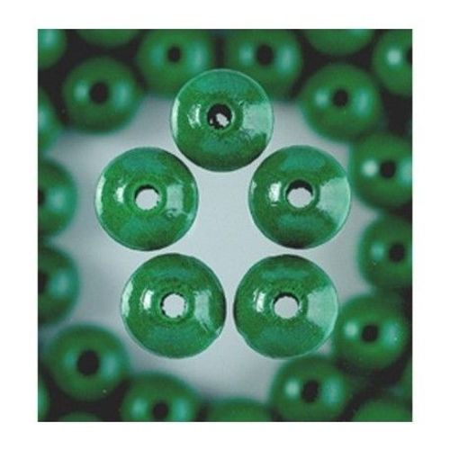 Lot De 53 Perles En Bois De Diamètre 10 Mm, Diam. De Perçage 2,5 Mm