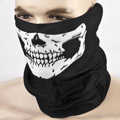 Bandana Squelette Moto Vtt Paintball Et Autres Activité Manifestation Ect...