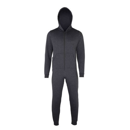 Combinaison - Grenouill?Re Sweat ? Capuche Enfant - Cc01j - Gris Fonc?
