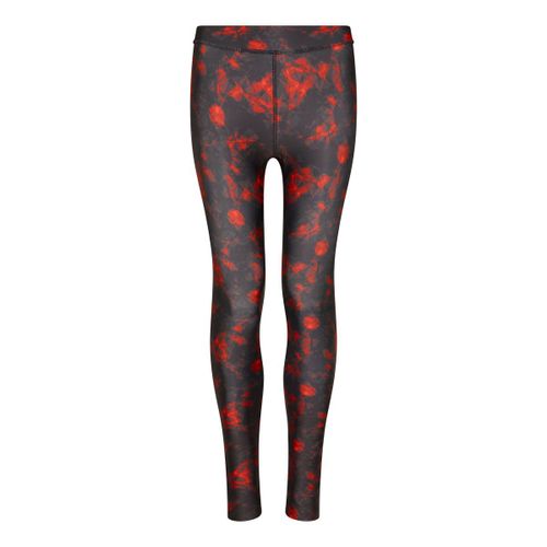 Legging Imprimé Femme - Jc077 - Noir Et Rouge