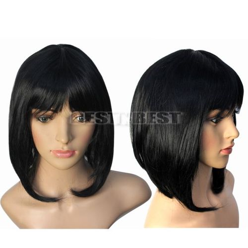Perruque Luxe Brune Sexy Adulte Femme Wig Cheveux Lisses Déguisement
