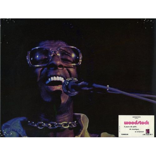 Woodstock : Photo D'exploitation Cinématographique - Format 22.5x28.5 Cm - De Michael Wadleigh Avec Joe Cocker, Canned Heat, Richie Havens, Joan Baez, The Who, Jimi Hendrix, Santana, Janis Joplin 1970