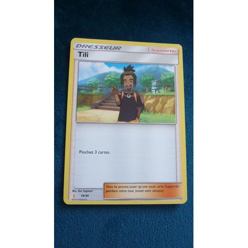 Carte Française Pokemon De 2017 = Carte Promo - Tili - Dresseur - Supporter - N° 19/30 De 2017, Neuve